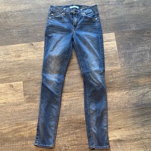 Seven7 Women's Dark Blue Skinny Jeans